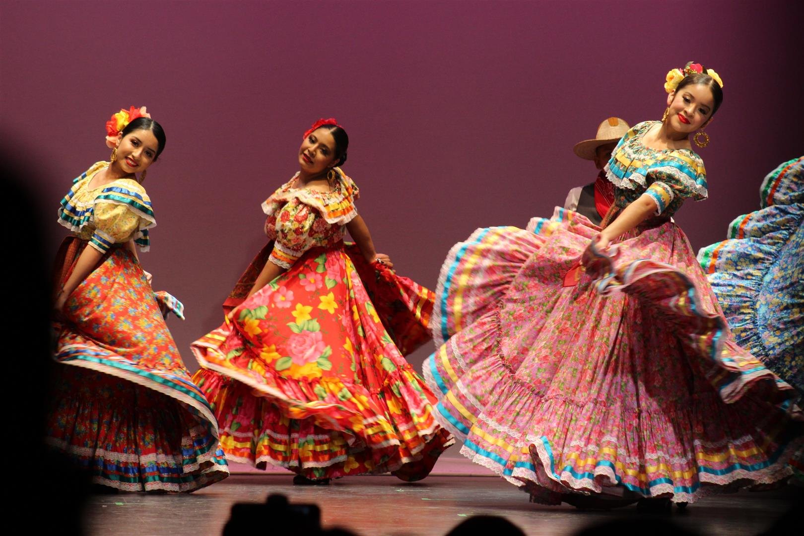 TAF dancers in colorful folklórico dresses