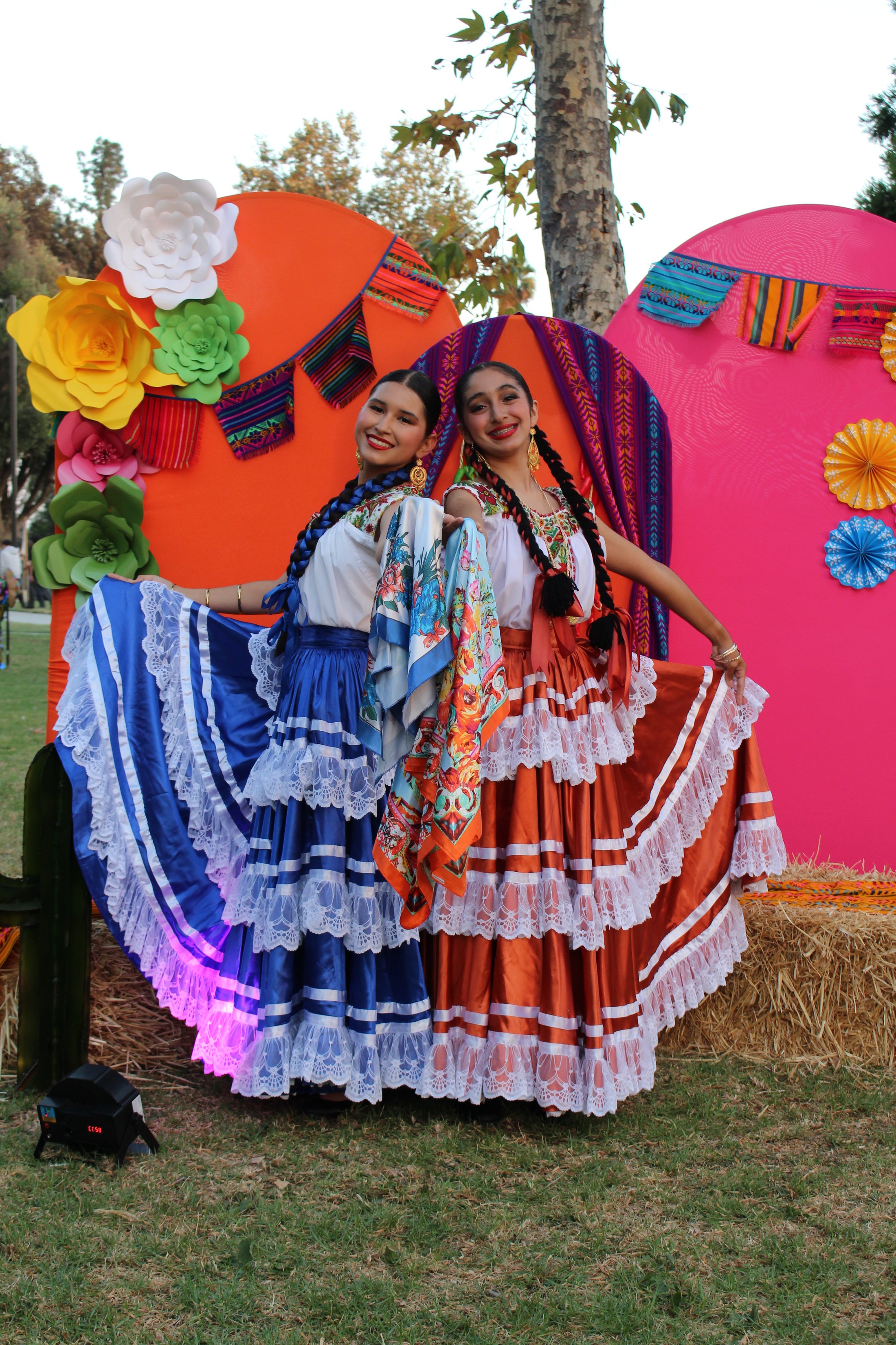 TAF dancer in colorful costume